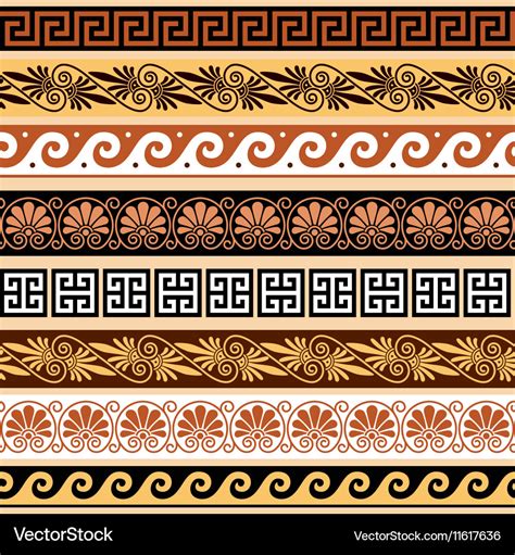 traditional greek patterns.